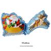Christmas Party Decoration Set: Santa Claus & Snowman Balloons