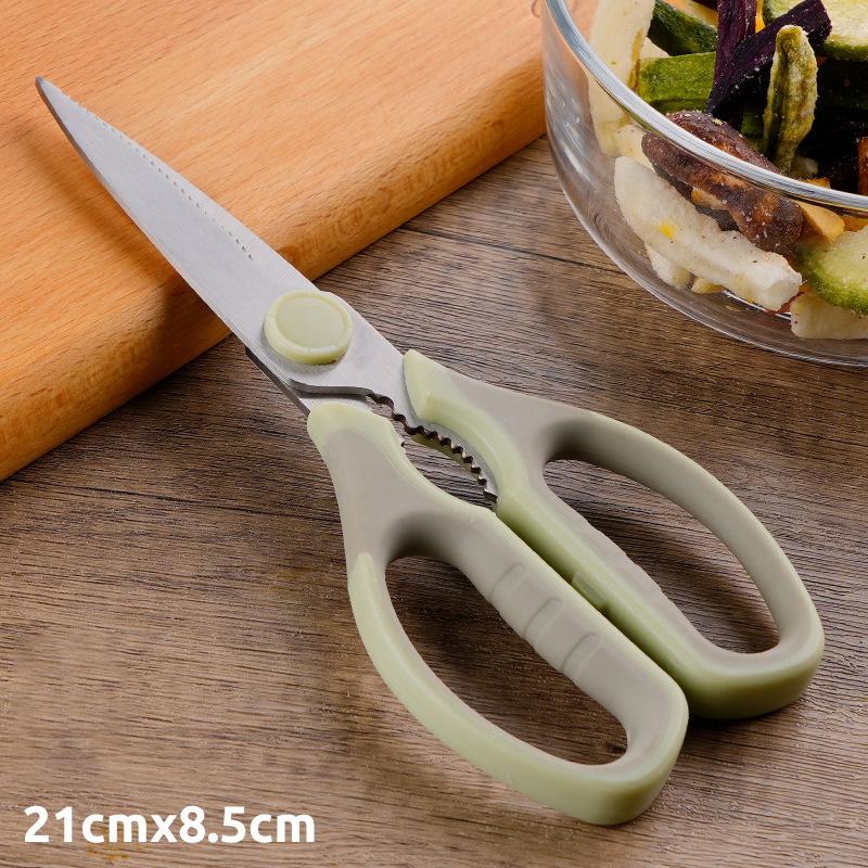 Multifunkční ostré kuchyňské nůžky z nerezové oceli, venkovní kempování, grilování, maso, kosti, kuře, řezání, domácí nůžky