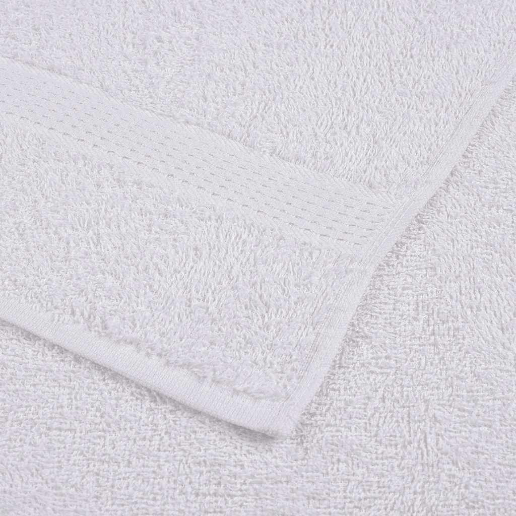 Vidaxl Ręczniki Kąpielowe, 2 Szt., Białe, 100X150 Cm, Bawełna 100%