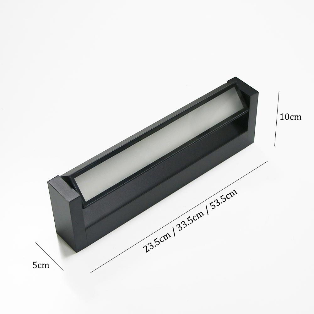 

Adjustable Angle LED Lights Outdoor Waterproof Wall Lamp Garden Wiring Model Wall Lamp Simple Aluminum Wall Lights Fixture 23.5cm