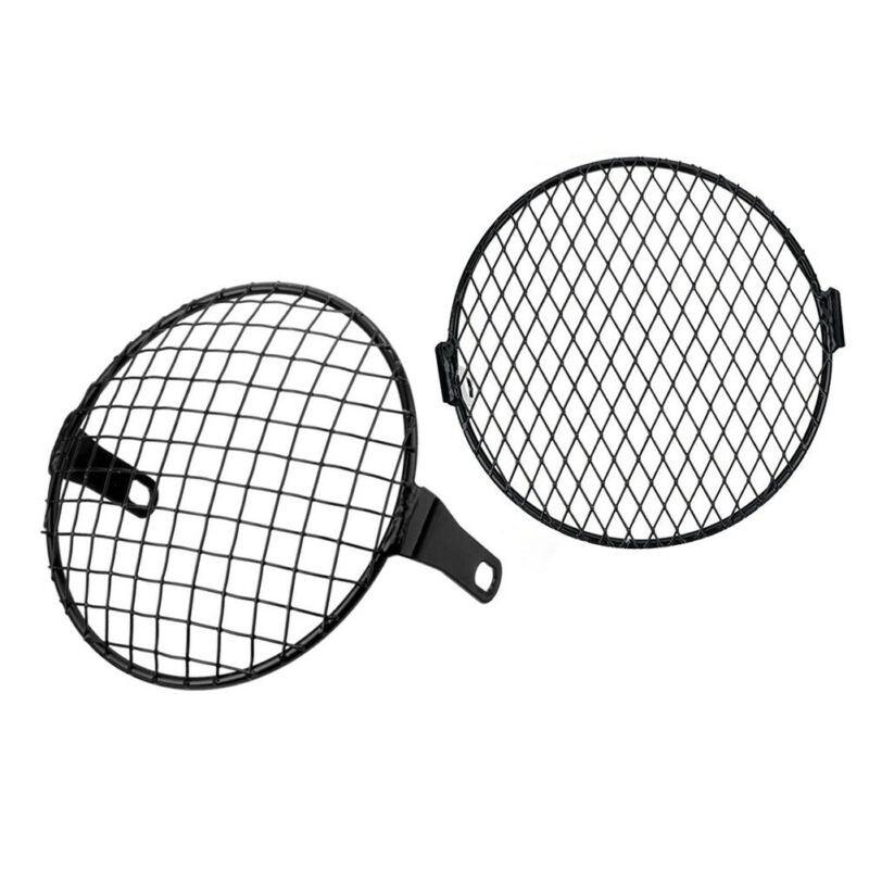 

Retro Styled Motorcycle Headlight Grill Cover with Rhombus Pattern Rhombus