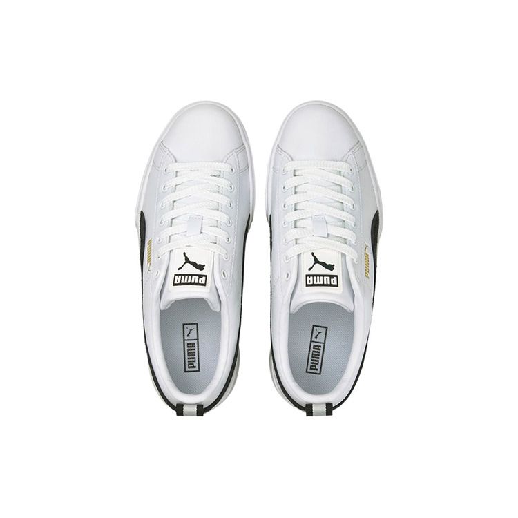 Puma Mayze Leather White Black Women 381983-01