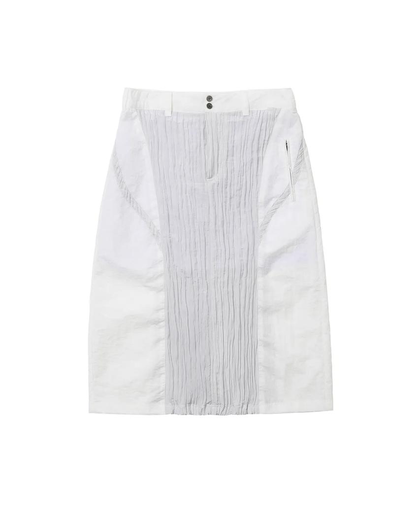 Wellbeing Express Wrinkle Nylon Skirt White