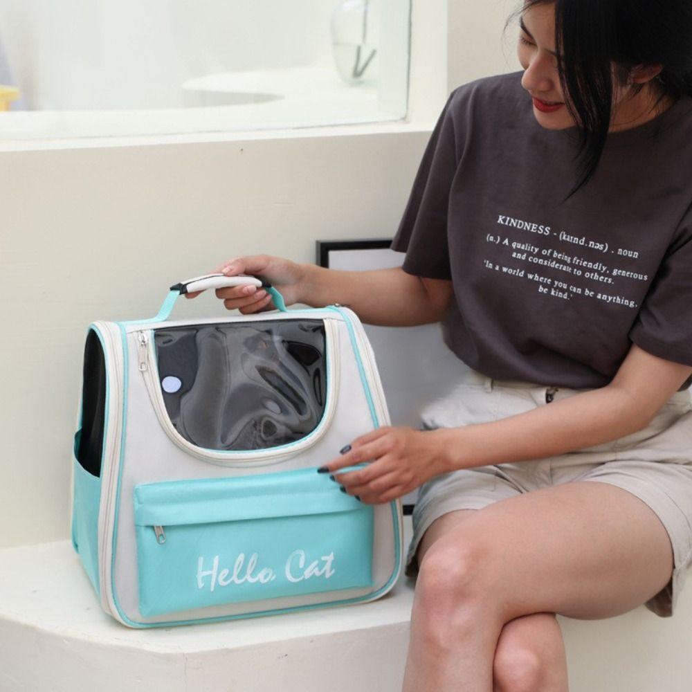 Waterproof Travel Puppy Bags Breathable Pet Carry Backpack Durable Cat Carrying Bag  Hiking Camping