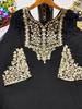 Luxury Black & Gold Heavy Embroidered Sharara Set