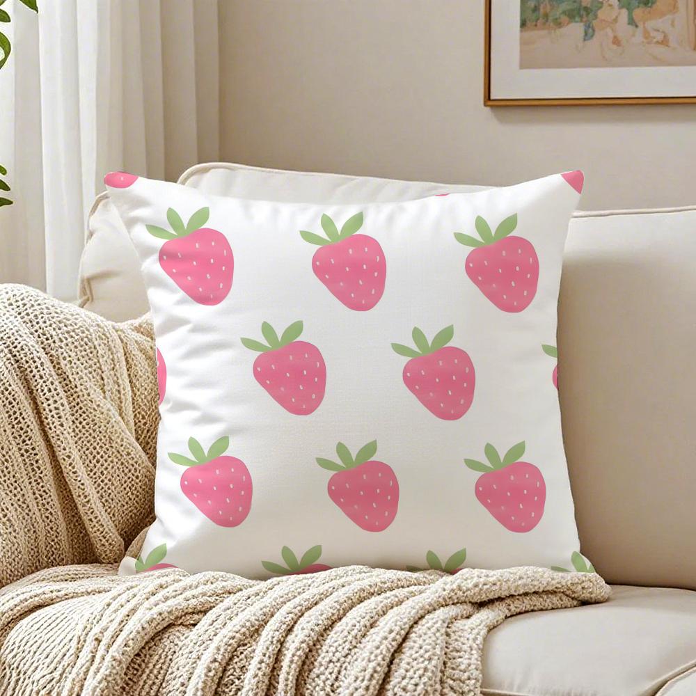 Girls Heart Spring Floral Ins Style Cushion Cover Pillowcase Antidustmite living Room Sofa Decor Cushion Room