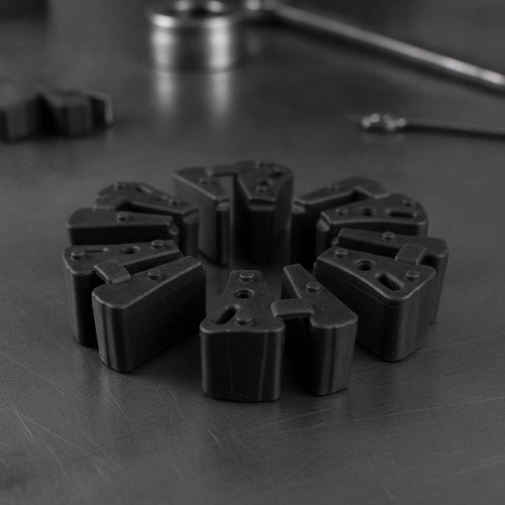 6 Pieces Rear Wheel Hub Component Damping Rear-Wheel Cush-Drive Block