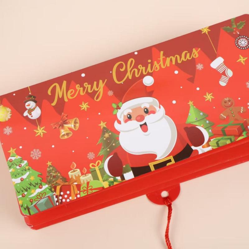 Babbo Natale di Natale Biglietto Pieghevole Banconota Buon Natale Decorazione 2025 Navidad Natal Albero di Natale Porta Soldi Biglietto Capodanno 2026