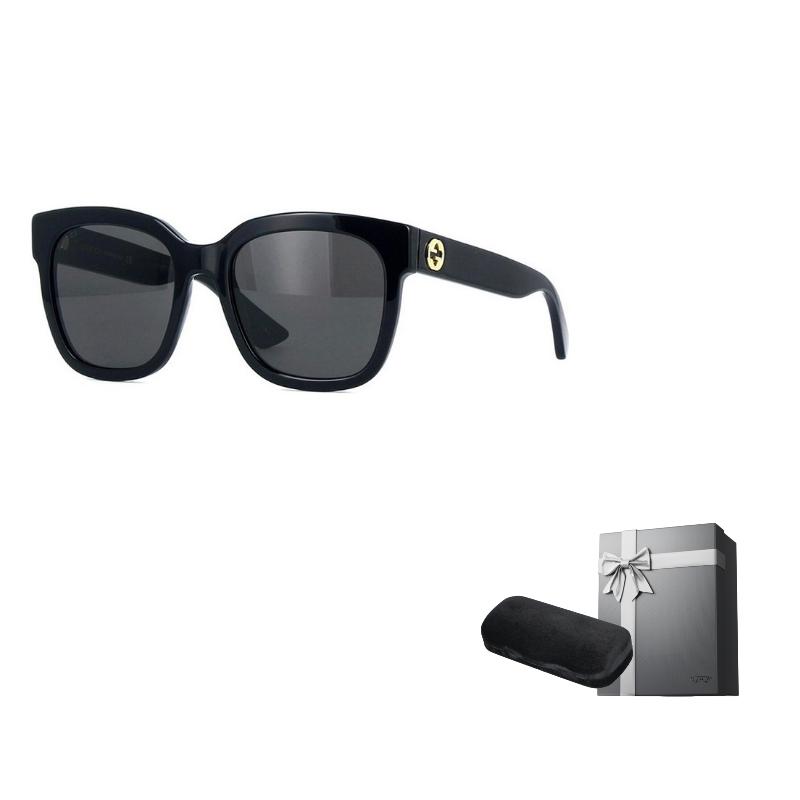GUCCI Eyewear Double G Square frame Sunglasses (Unisex) Sunglasses GG0034S