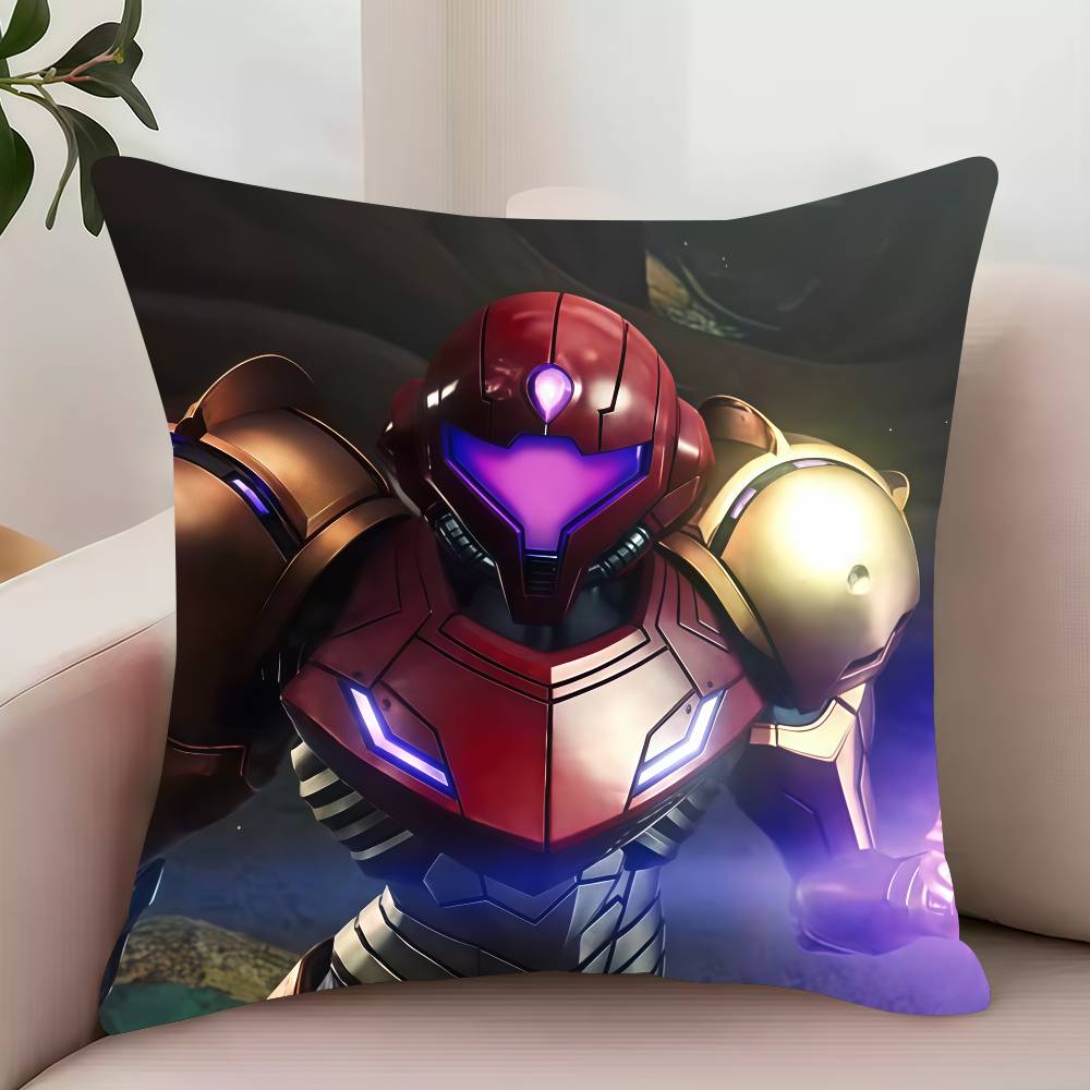 M-Metroid Prime 4 Beyond  Pillow Case Decor Protective Covers Comfortable soft for Sofa Living Room Home office
