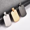 Hip Hop Stainless Steel American USA Flag Pendant Necklace for Women Men US Army Military Charms Chain Star Stripe Metal Jewelry