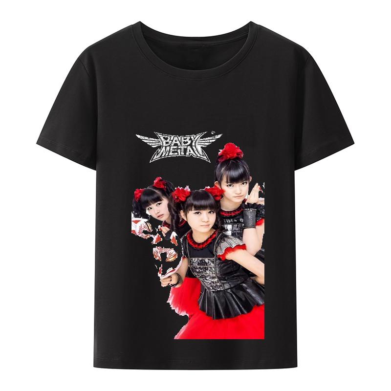 Novinka BABYMETAL Tričko Heavy Metal Elektroakustická kapela Rocková kapela Unisex a ženy Dárek Volný čas Street Hip-hop Módní Tričko