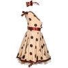 Halloween Singer Polka Dot Dress, Female Mickey Dress, Sex Uniform, Party Dress