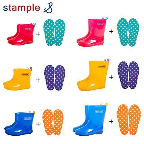 Stample Candy Rain Boots with Insoles, Kids, Size 51. Soda, 16cm, 71190