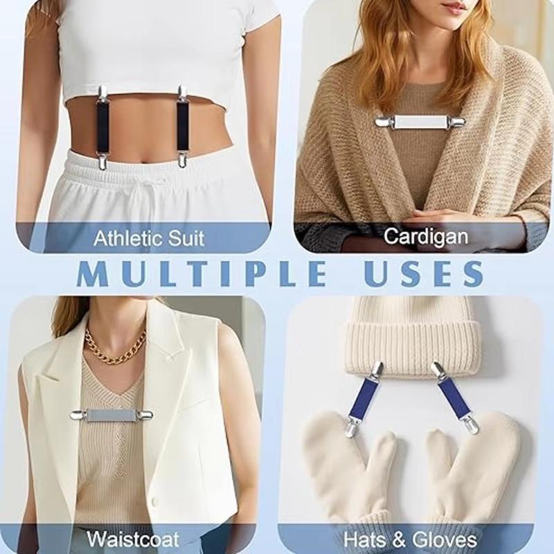 Adjustable Waist Cinch Clips Waist Tightener Elastic Belt Clip For Sewing Jeans Pants Dresses
