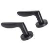Door Lever Lock Professional Mute Pure Copper Core Elegant Stylish Door Lever Handle Lock for Bedroom Room Office Black
