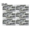Waterproof Kitchen Backsplash Tiles 6Pcs Vintage Faux Stone Self?Adhesive Wall Tiles, Oil?Proof Moisture-proof Stickers for Bathroom Sticker, Peel