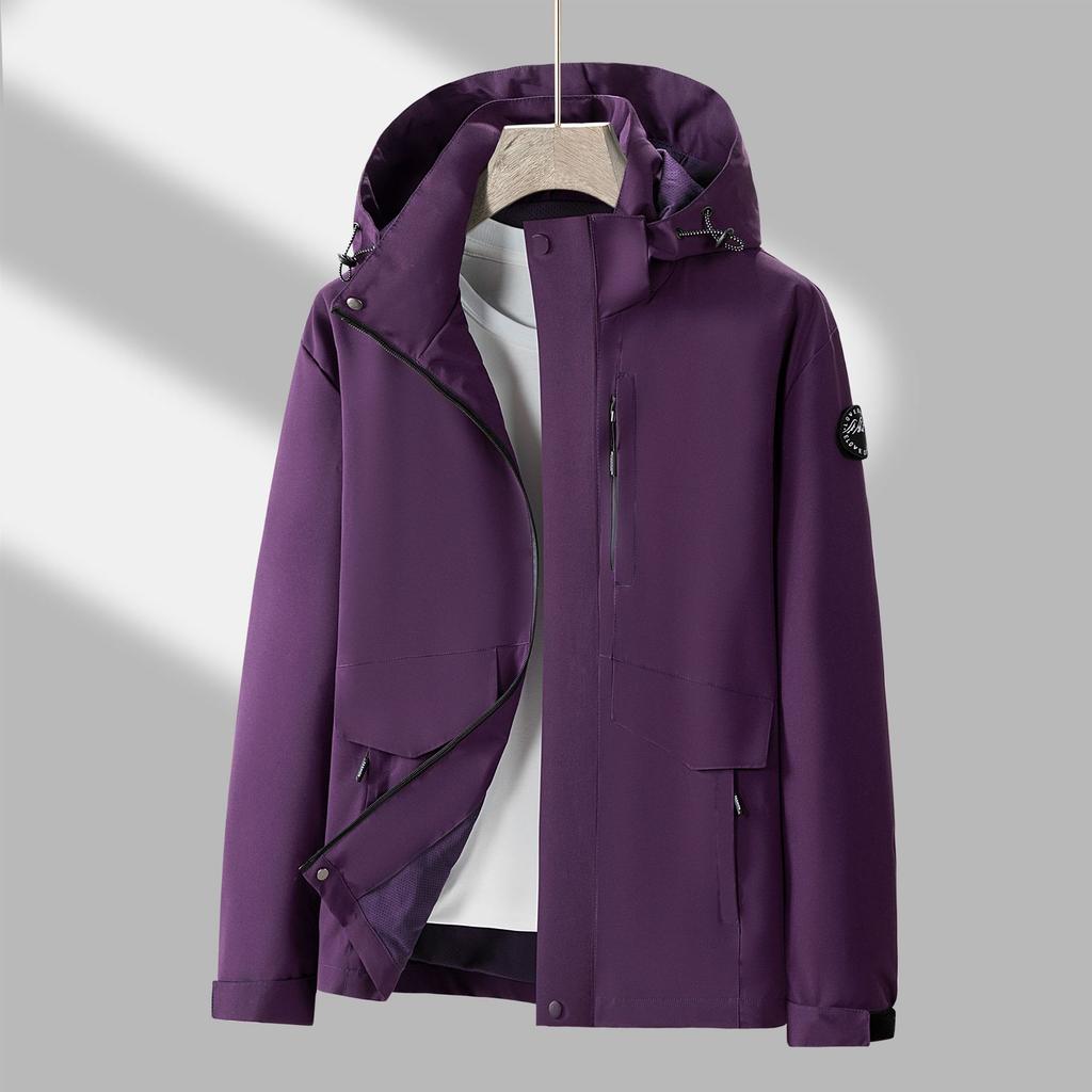 Charge Jacket Men's Top Spring and Autumn New Outdoor Sports and Leisure Waterproof Mountaineering Suit Zipper Couple Single Jacket