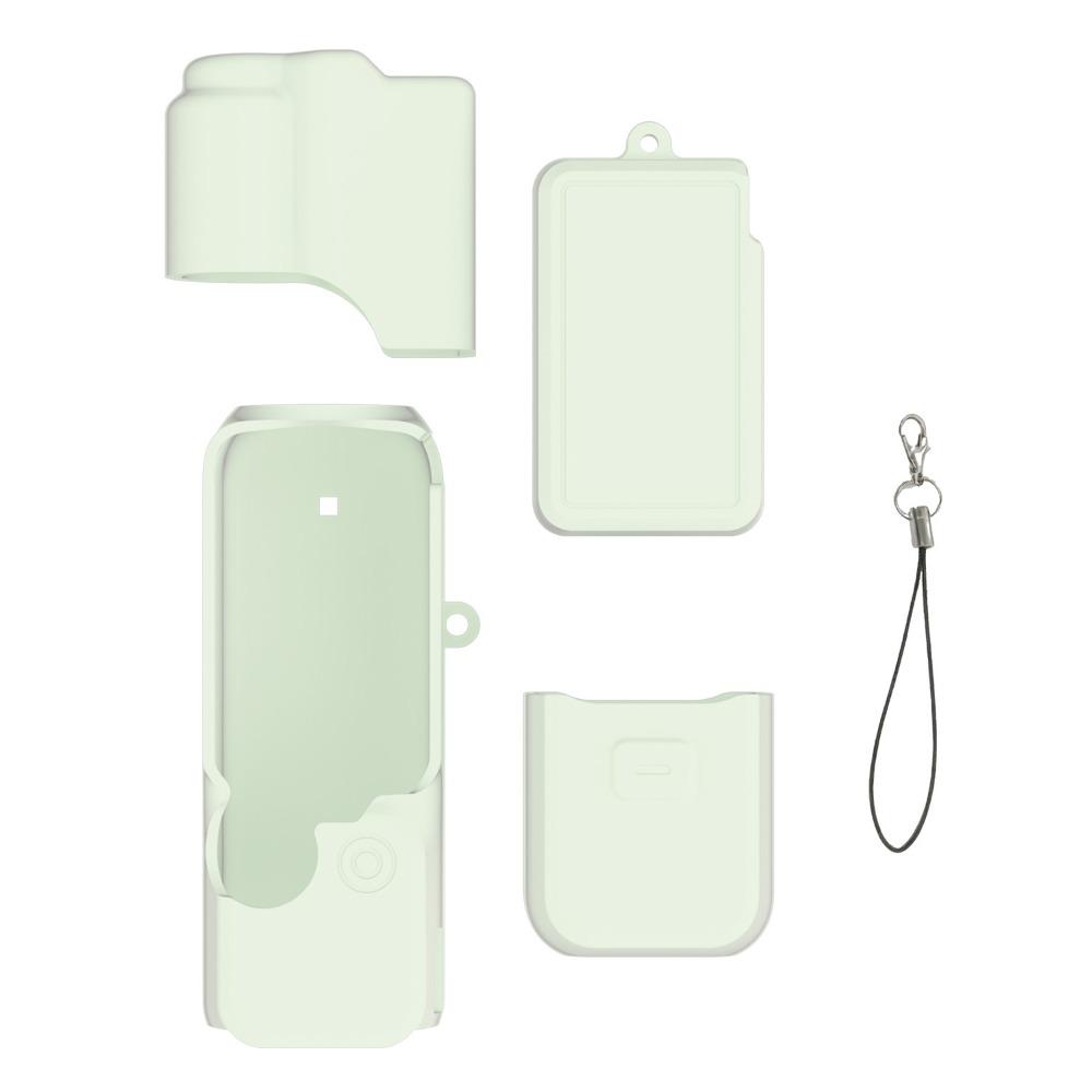 

Silicone Screen Protector Lens Cover for DJI Osmo Pocket 4 Action Camera Accessories светло-зеленый