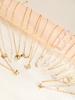 11 Pcs Women's Zircon Necklace Set Gold Color Fashion Love Heart Butterfly Pendant Hypoallergenic Neck Chain Boho Jewelry Gifts
