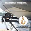 Hand Winch, 3500 lbs Pulling Capacity, Boat Trailer Winch Heavy Duty Rope Crank with 33 ft Steel Wire Cable and Two-Way Ratchet, Manual Operated Hand