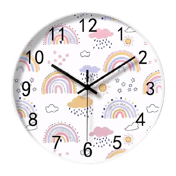 Kids Wall Clock Perfect For Kids Time Management Children Cartoon Wall Clock Telling Time Teaching Clock Early Education