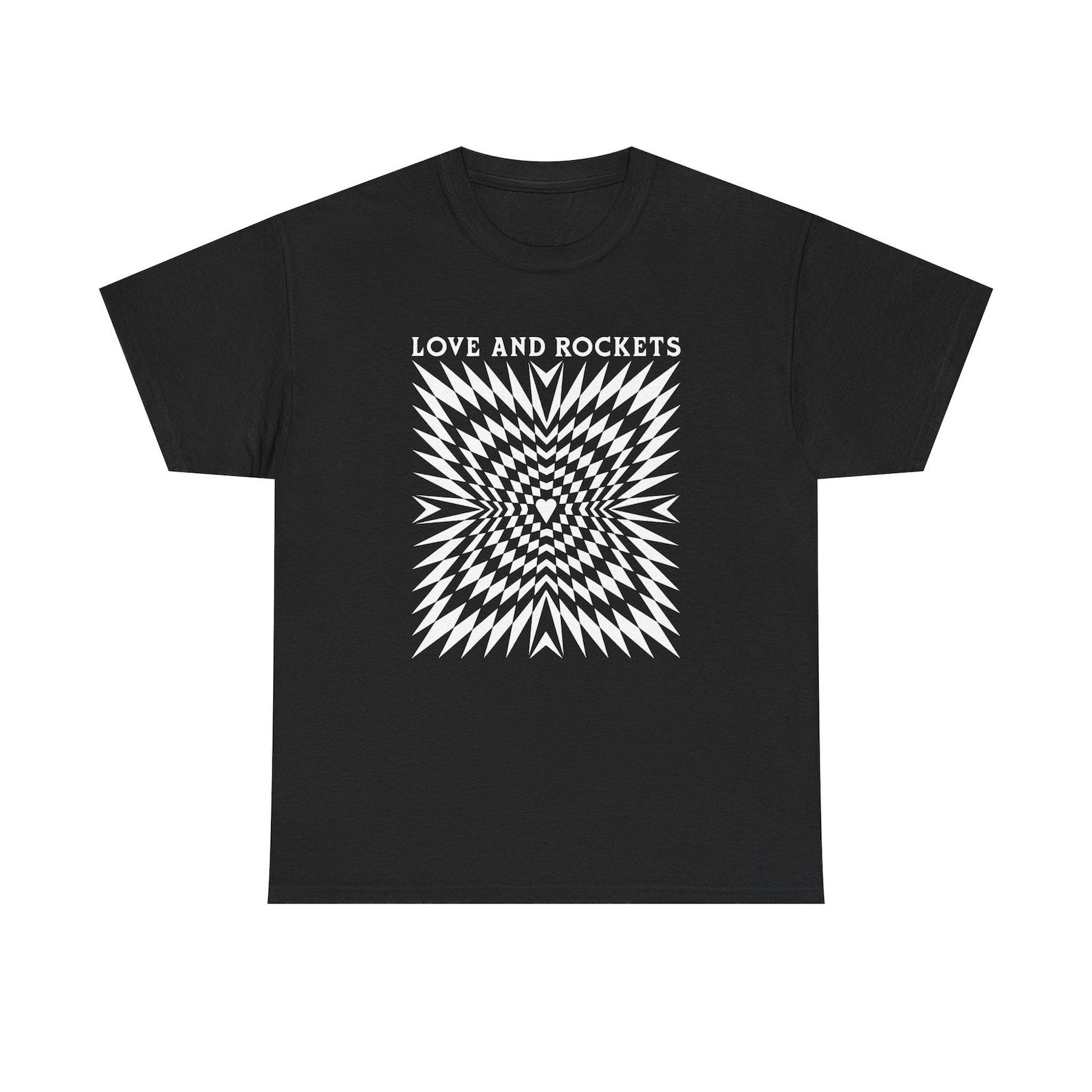 Love and Rockets Vintage Shirt 80s Alternative Rock Psychedelic Post Punk Retro Band Tee 130