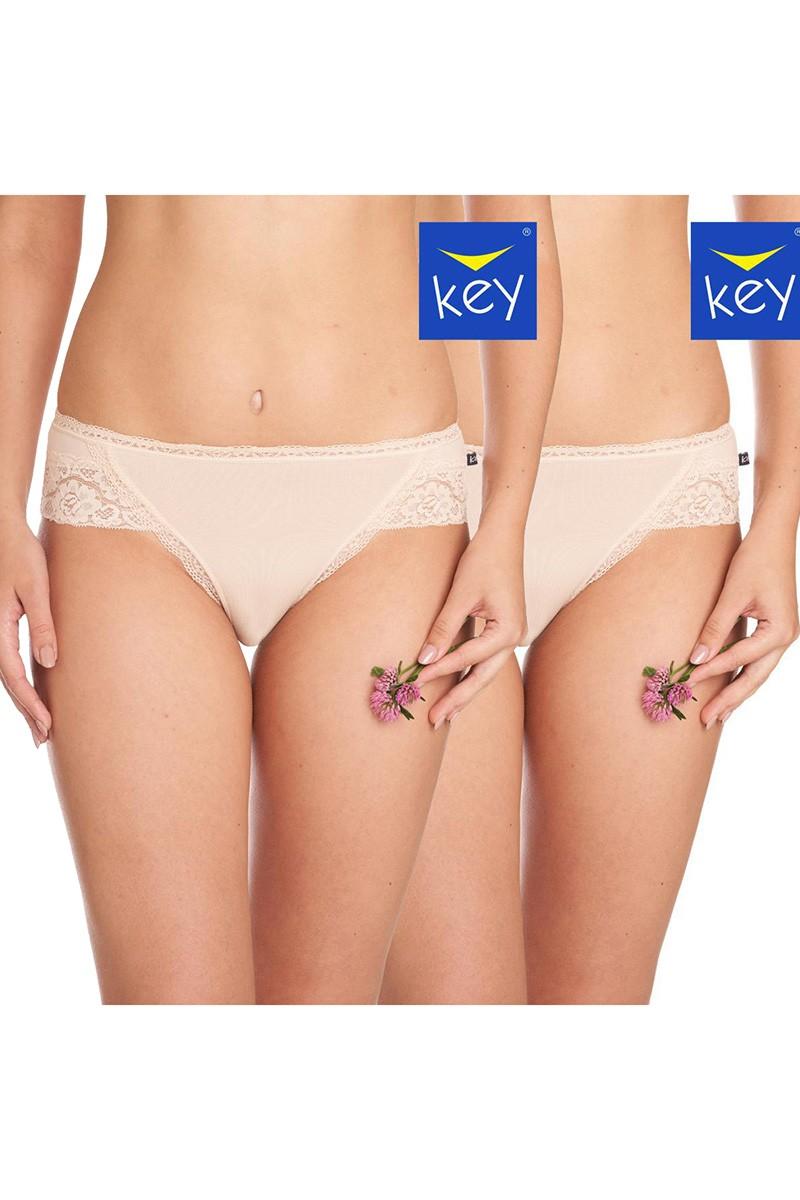 

Трусики сліп, 2 штуки Key (82397) 6(XXL) бежевий