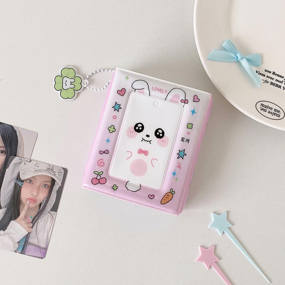 3in ID Photo Korean Photocard Holder PVC Card Cover Idol Card Display Protector School Stationery