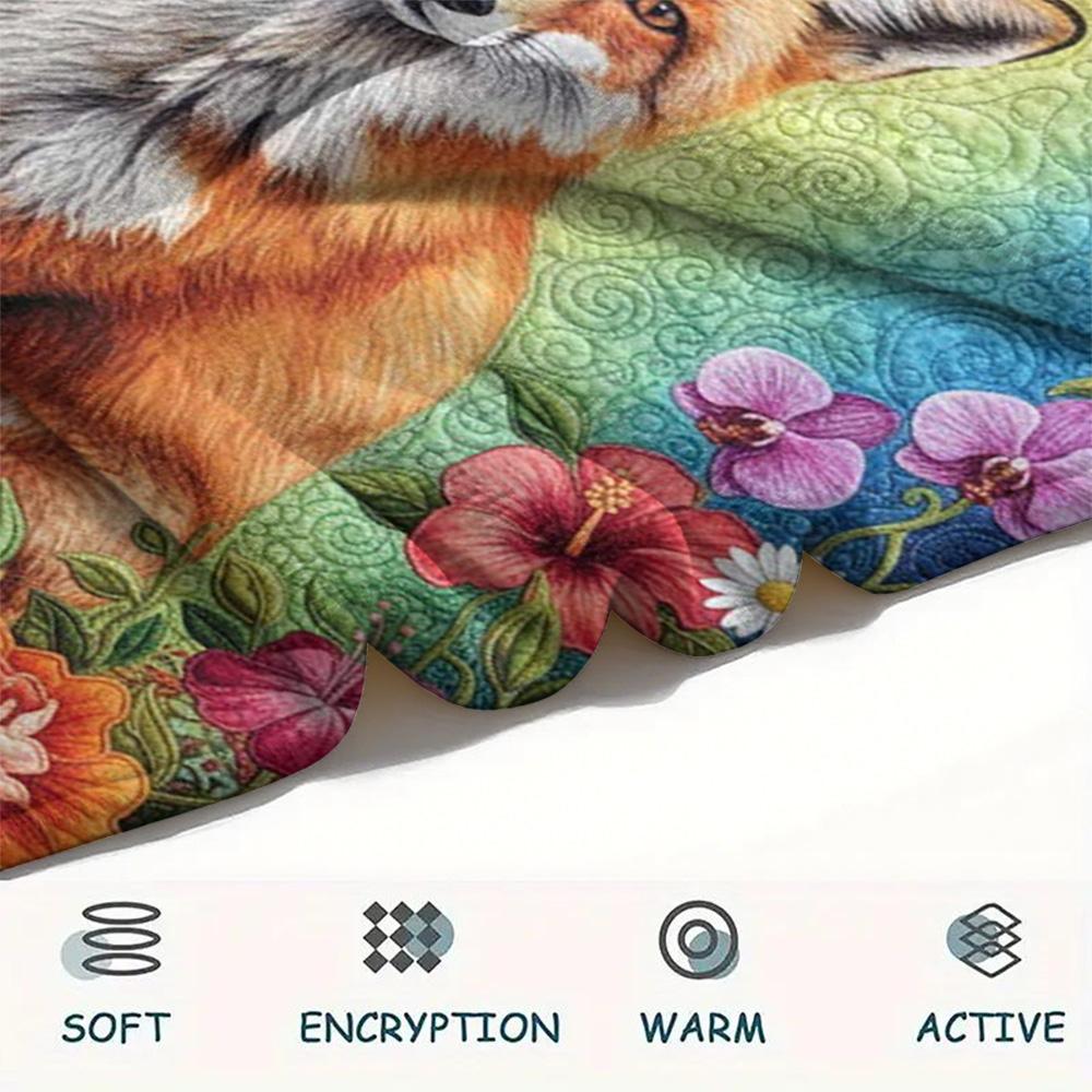 1PC Bohemian style Print FlAannel Blanket, High quality Comfortable for All Seasons, Home Decor, Warmth and Comfort