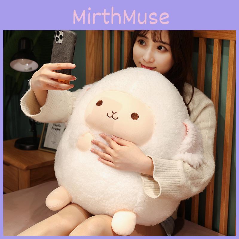 Sheep Plush Cuddly Toy Chubby Round Doll Girls Bedroom Bedtime Children Gift