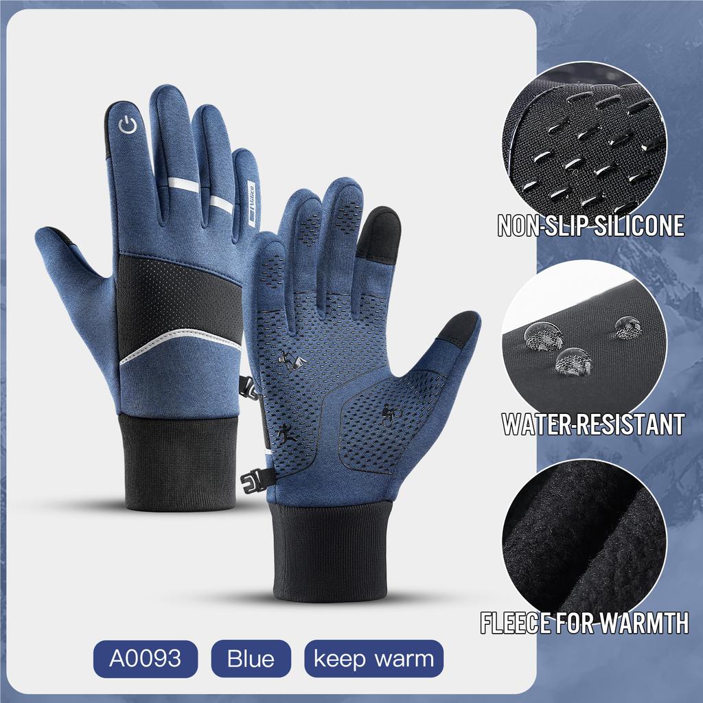 Winter Cycling Gloves for Men Women Warm Biking Glove for Riding Bicycle Gloves Waterproof Touchscreen Accessories