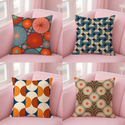 Luxury American Retro Pattern Pillow Case Pillowcases Home Decor Living Room Decor Cushion Covers