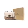 Coach Madison 16 Camellia Color Block Studded Flap Chain Crossbody Bag Small Women bags Beige Multicolor C2462-V5SNE