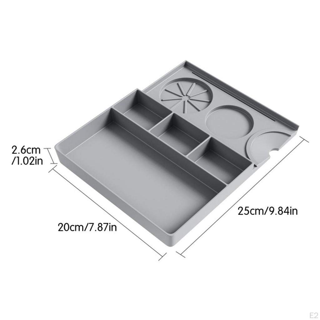 Espresso Tamping Mat Coffee Tool Organizer Multifunctional for Counter Protection Accessory