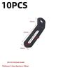 10Pcs Hardware Black Silver L-shaped Adjustable Angle Brackets Suitable For Furniture Anti Tilt Bookshelves