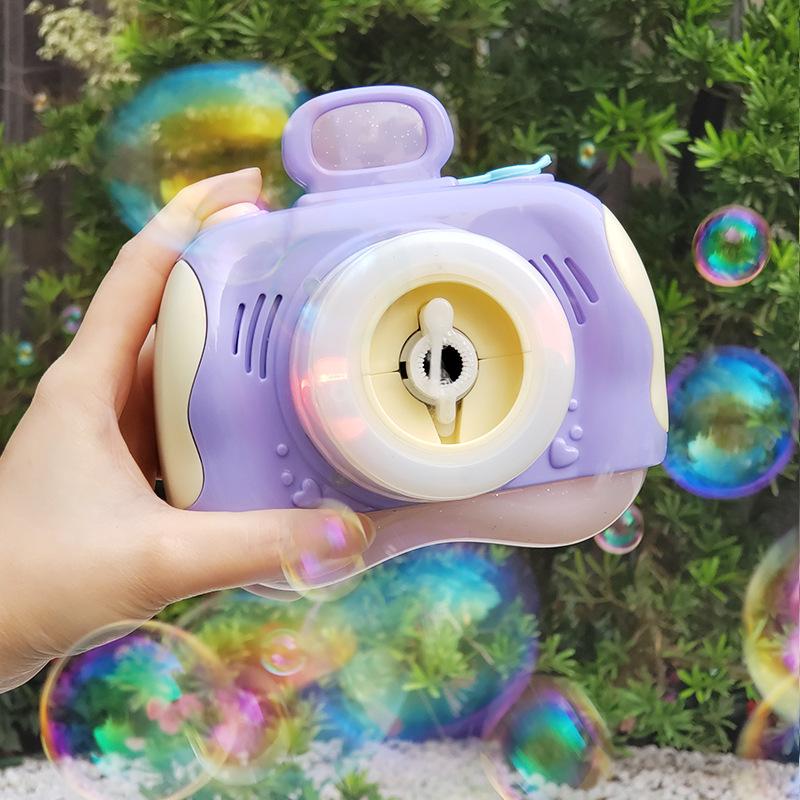 Bubble Camera Outdoor Toy, Camera Bubble Machine, Children'S Electric Toy Blowing Bubbles
