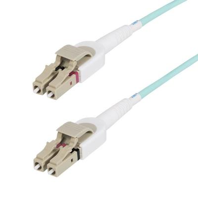Cabo de fibra óptica multimodo Startech 450FBLCLC5SW Verde