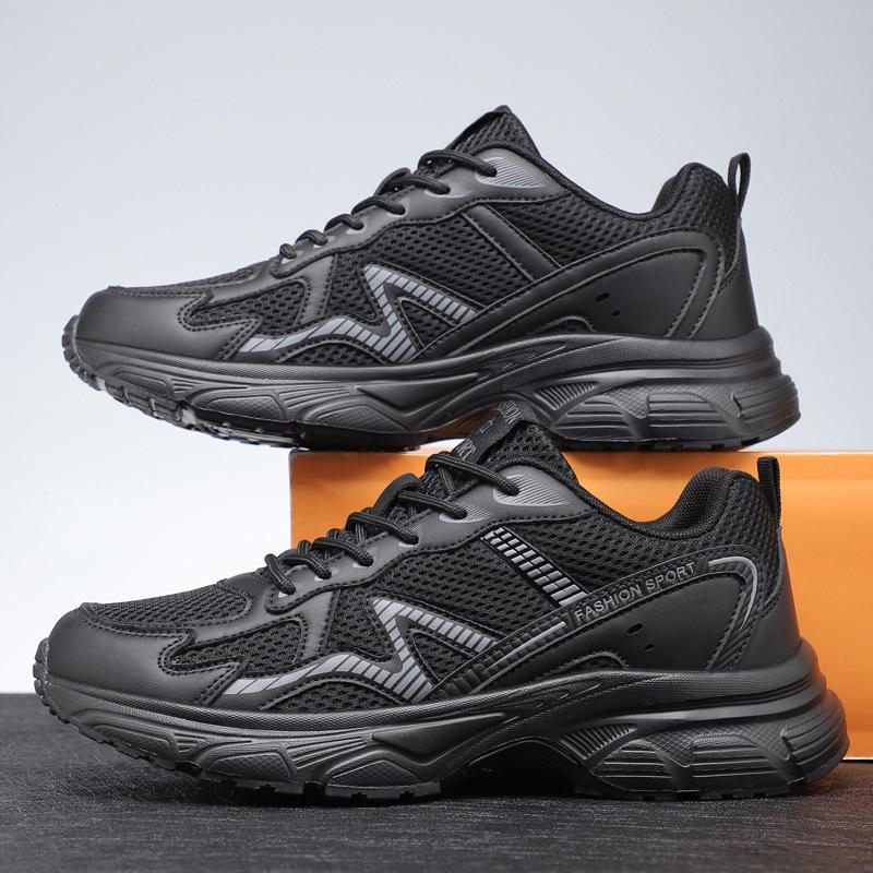 

Fashion Men Running Shoes Jogging Sneakers Trainer Training Luxury Shoes Cushioning Mesh Breathable Outdoor Non-Slip Race Off-road Shoes 38