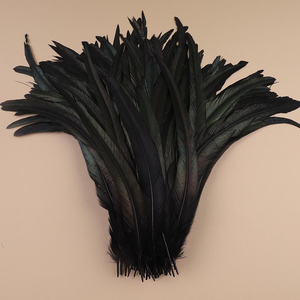 Rooster Feathers 35-40cm 40-45cm Handicraft Crafts DIY Natural Feather Handwork Party Plume Carnival Decoration
