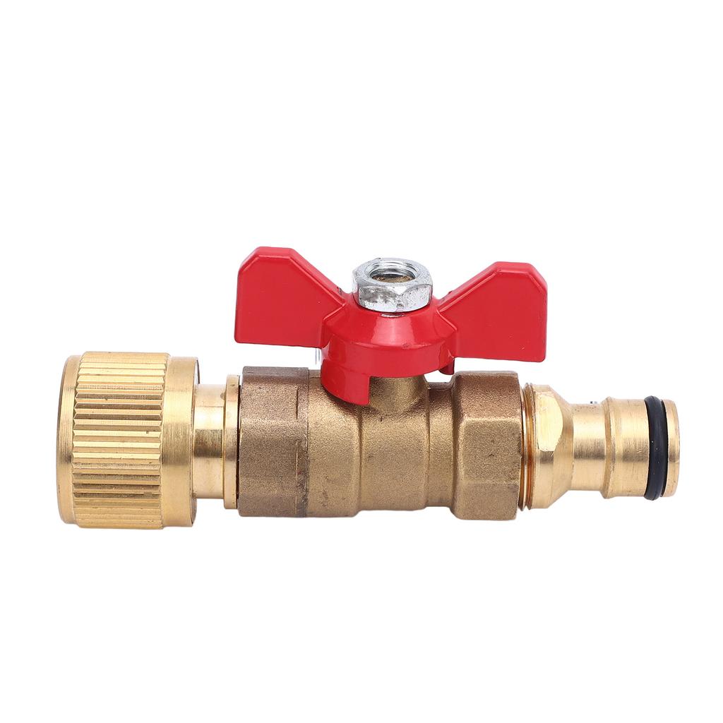 Quarter Turn Ball Valve NPT 3 8 Inch Female to Male Thread Water Pipe Adapter for High Pressure Washer Car Hose