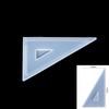 Ruler Epoxy Resin Silicone Mold Protractor Triangle Right Angle Ruler Mould DIY Craft Jewelry Making Tools Resin Casting Molds