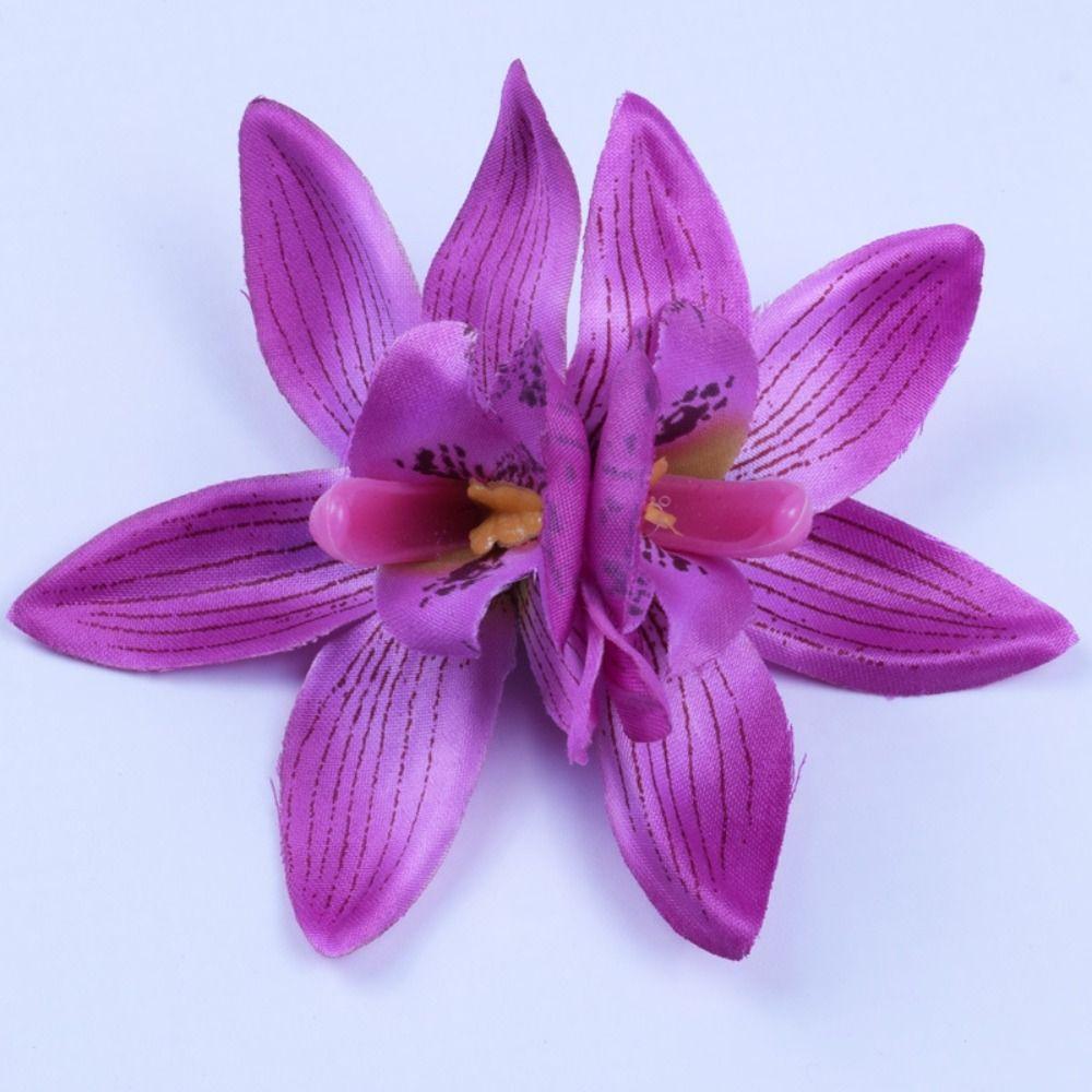 Böhmen Orchidee Entenschnabel Clip Blume Koreanischen Stil Haarnadeln Simulation Blume Haar Clip Gesicht Waschen