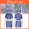 Traje de Comissário de Bordo Cosplay de O Quinto Elemento Para Halloween e Role Play