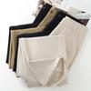 Khaki Straight-Leg Pants for Women: 2025 New Spring/Autumn Style, Casual Nine-Point Draping Suit Pants