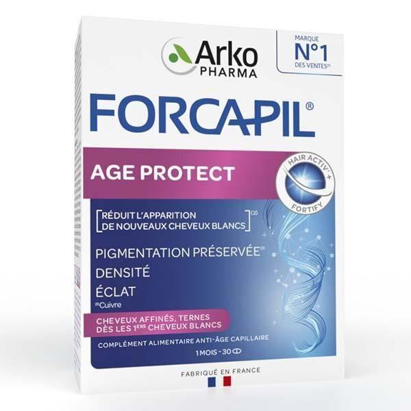 Arkopharma Forcapil Age Protect Cheveux Blancs &; Ternes 30 comprimés