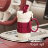 Vanow Ceramic Lined Insulated Travel Mug with Straw