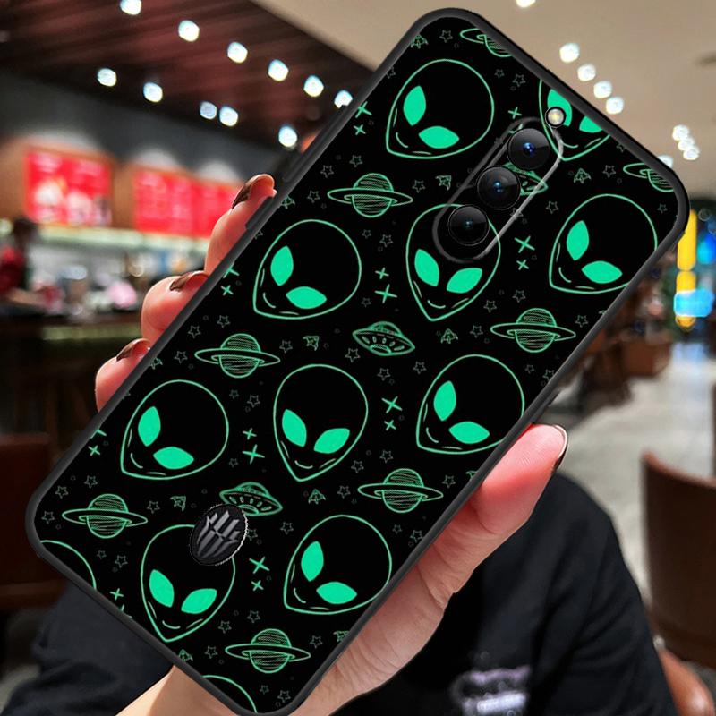 Cartoon Alien Case For ZTE Nubia Red Magic 10S 10 8 9 8S 9S 11 Pro Plus 10 Air 5G 6R 6 7 6S 7S Pro Cover