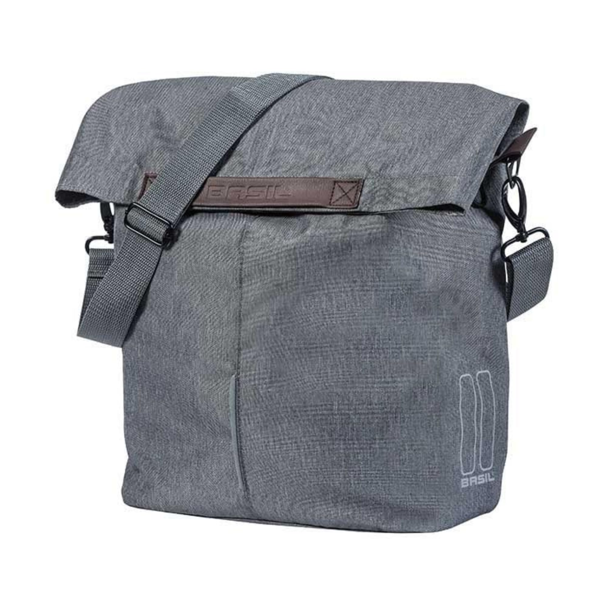 

BASIL Carrier Bag City Shopper Side Bag 14-16L Gray