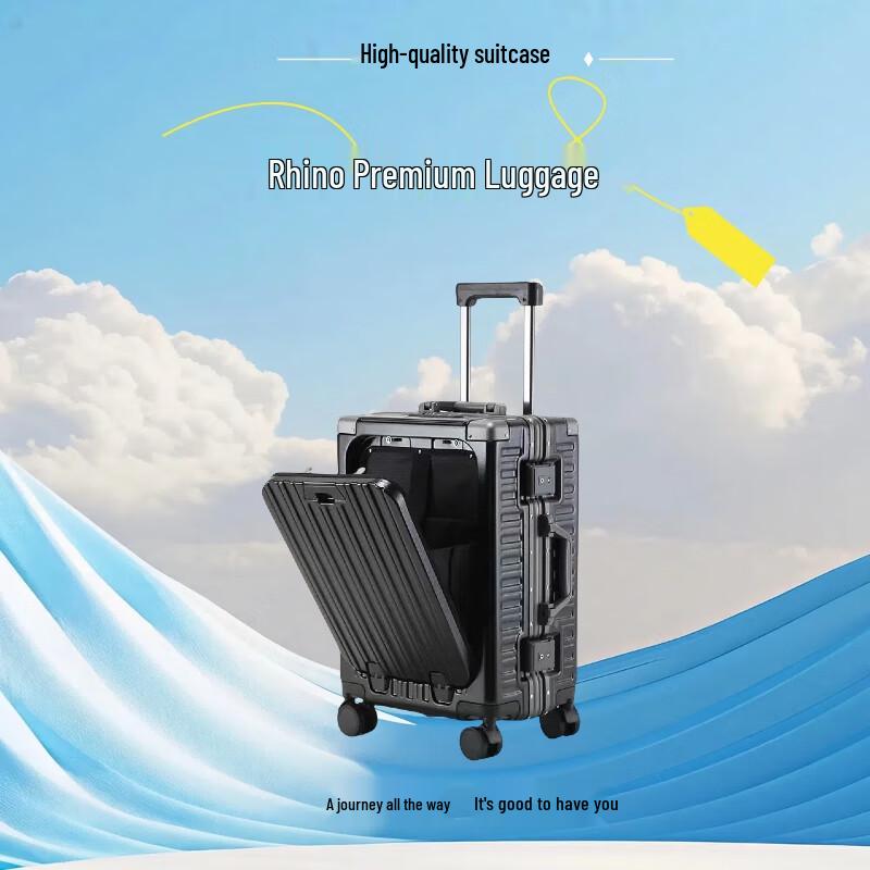Xixingzhe 088 Business Front-Open 22-inch Spinner Luggage